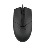 A4TECH OP-550 / OP-550S Wired Optical Mouse | 1200 DPI | 5M Clicks Lifetime | Dust-Resistant Wheel