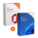 Microsoft Windows 11 Pro + Office 2021 Pro Plus Bundle | 100% Genuine | Lifetime Activation